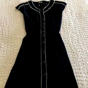 Vans black button up dress